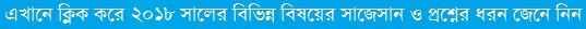 Bengali Suggestion and Question Patterns of HSC Examination 2018